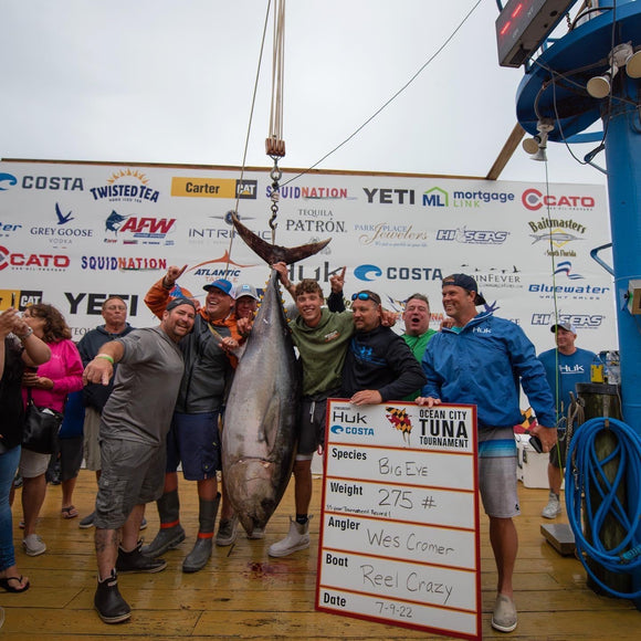 Largest Tuna ever weighed in dure a tournament in the World
